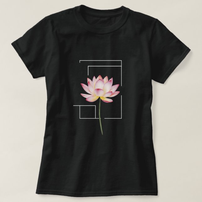 Camiseta Flor de Lotus (Frente do Design)