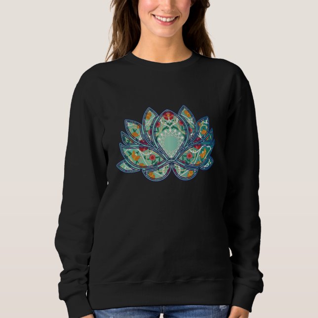 Camiseta Flor de lótus colorida (Frente)