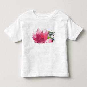 Camiseta flor de lótus [Nelumbo speciosum] em plena