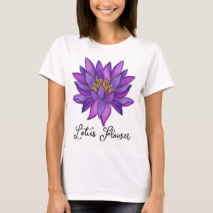 Camiseta Flor de Lotus Personalizável