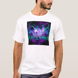 Camiseta Flor de lótus roxa e seu significado
