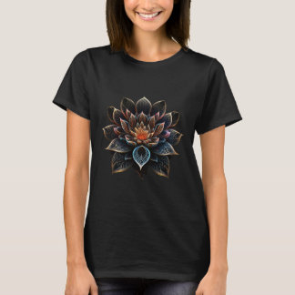 Camiseta Flor de Lótus Yoga Zen Boêmio Namaste Meditação