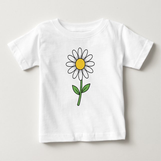 Camiseta Flor de Margarida Alegre (Frente)