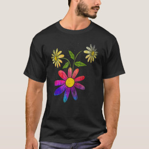 Camiseta Flor de Margarida Colorida Floresce Natureza Plant