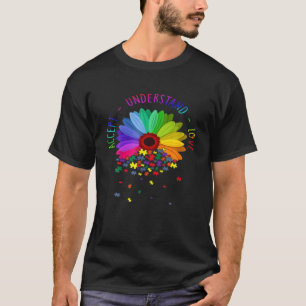 Camiseta Flor de Margarida Conscientização do Autismo para