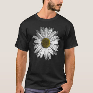 Camiseta Flor de Margarida Primavera Floral Florista Jardin