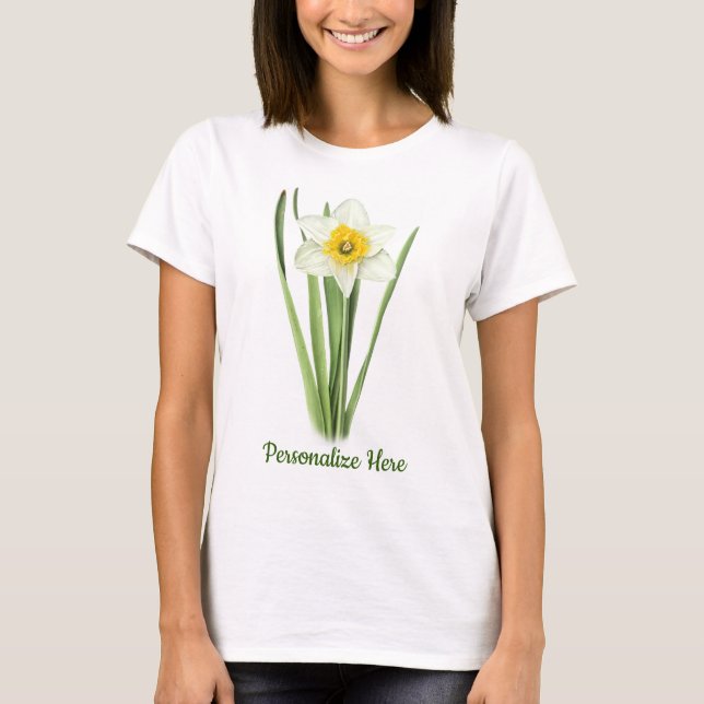 Camiseta Flor de Narciso (Frente)