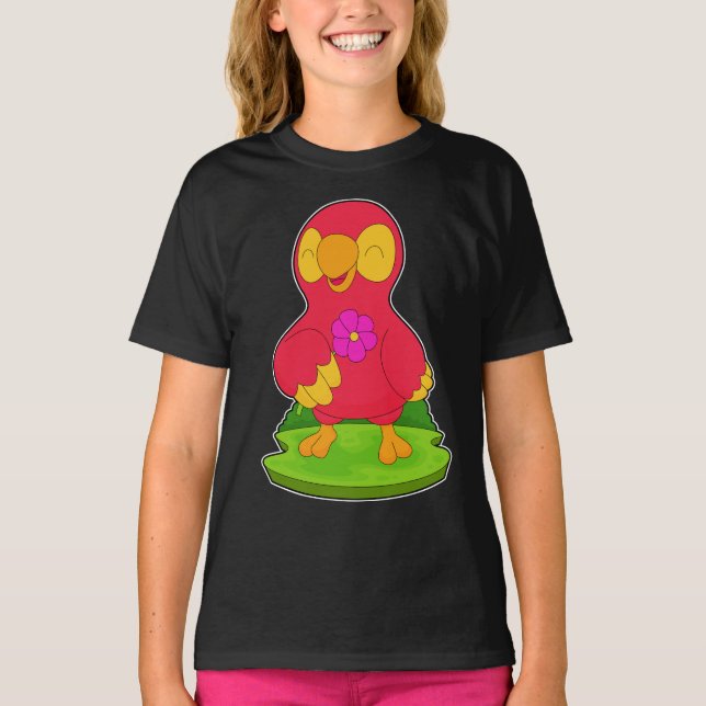 Camiseta Flor de Papagaio (Frente)