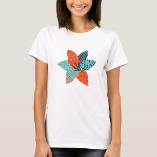 Camiseta Flor de patch
