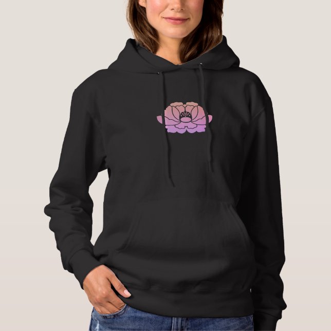 Camiseta flor de peônia (Frente)