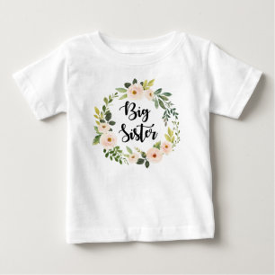 Camiseta Flor de pincel da Irmã Grande