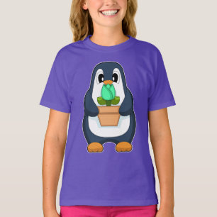 Camiseta Flor de pinguim