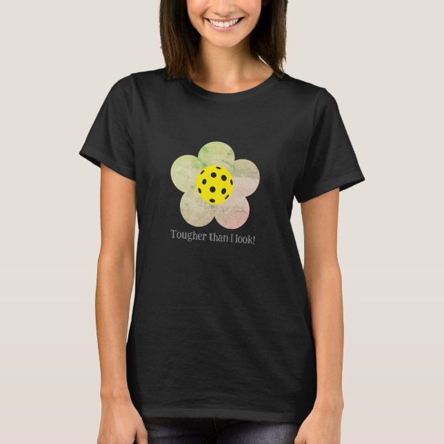 Camiseta Flor de Poder Pickleball (Frente)