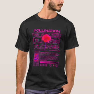 Camiseta Flor de Polinização Engraçada