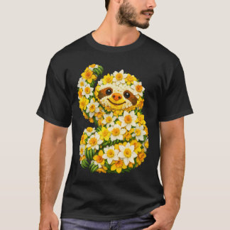 Camiseta Flor de Preguiça Narciso Jardinagem