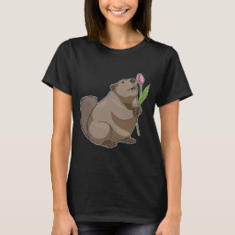 Camiseta Flor de Tulipas do Beaver