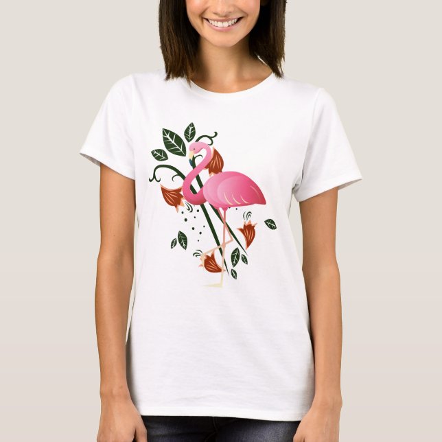 Camiseta Flor-de-Verão-Primavera (Frente)