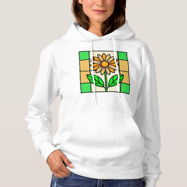Camiseta Flor de vidro contida (Frente)