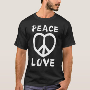 Camiseta Flor do Amor pela Paz 60 e 70 anos, fantasia de Hi