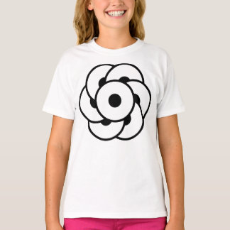 Camiseta Flor do Círculo Crocante - Arte Geométrica Cósmica