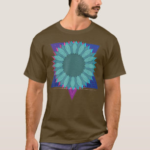 Camiseta Flor do Jardim Flor Retro 90s Vaporwave Sunflow