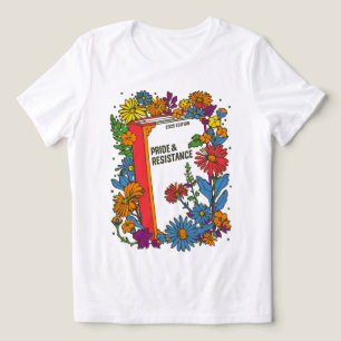 Camiseta Flor do Livro de Direitos Iguais resiste feminista