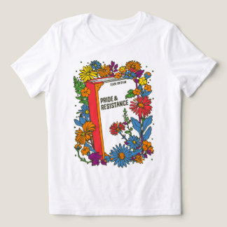 Camiseta Flor do Livro de Direitos Iguais resiste feminista