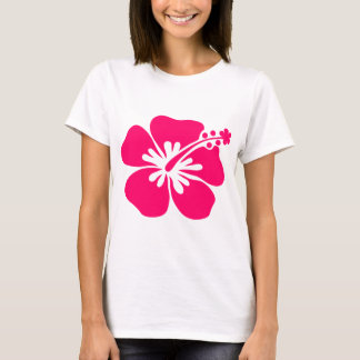 Camiseta flor do rosa aloha