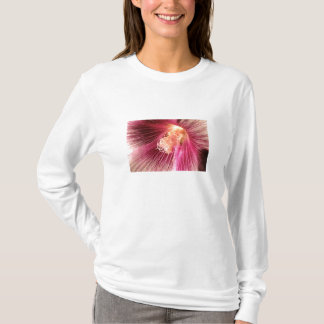 Camiseta Flor do rosa do Hock do azevinho