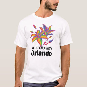 Camiseta Flor do stargazer da bandeira do orgulho gay LGBT