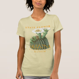 Camiseta Flor do Território arizona Flor Saguaro Cactus Flo