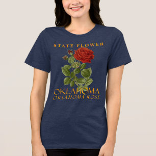 Camiseta Flor do Território de Oklahoma A Rosa de Oklahoma