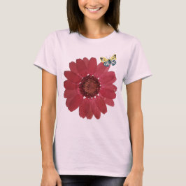 Camiseta Flor e Borboleta