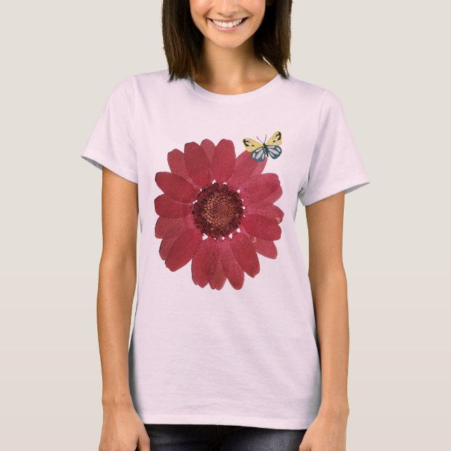 Camiseta Flor e Borboleta (Frente)