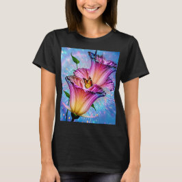 Camiseta Flor e borboleta lindas