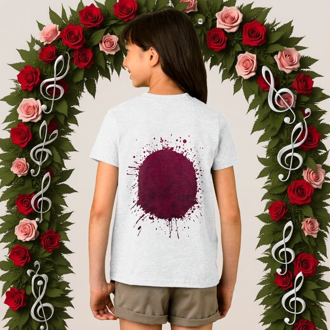 Camiseta Flor Esmagada (Criador carregado)