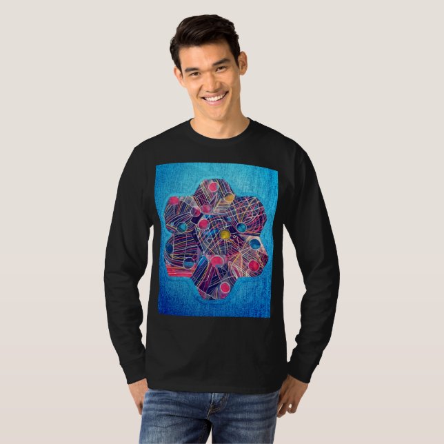 Camiseta Flor espacial (Frente Completa)