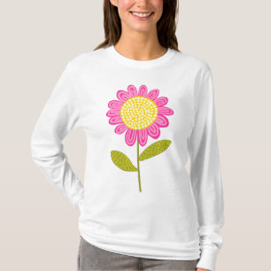 Camiseta Flor estilizado
