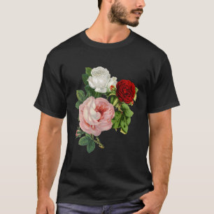 Camiseta Flor Floral de rosa Ilustração Floral Flor Flor