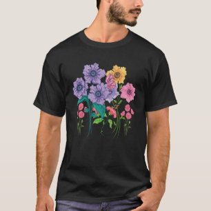 Camiseta Flor Floral Selvagem Jardim Florido Flores Desabro