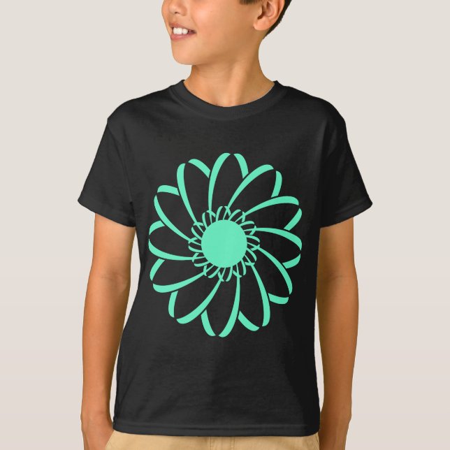 Camiseta Flor Geométrico (Frente)