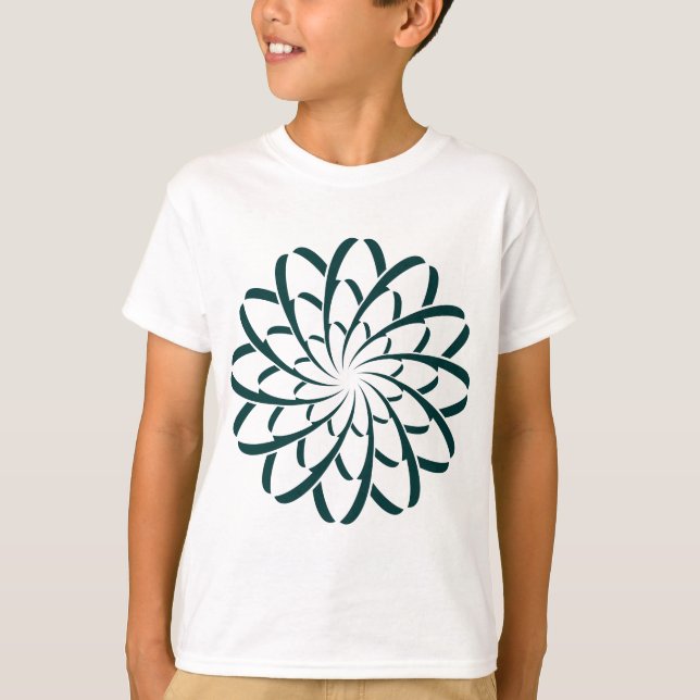 Camiseta Flor Geométrico 02 (Frente)