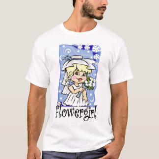 Camiseta Flor Girl com véu