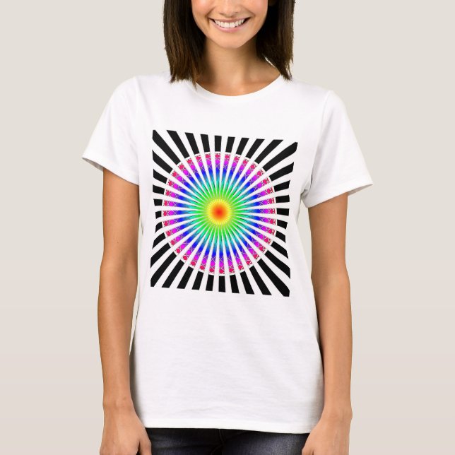 Camiseta Flor hipnótico (Frente)