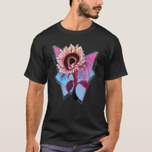 Camiseta Flor Hippie 90s Vaporwave Gardener Sunf