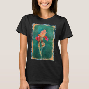 Camiseta Flor Iris Colorido