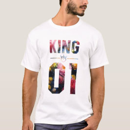 Camiseta Flor King e Rainha 01