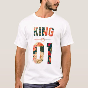 Camiseta Flor King e Rainha 01