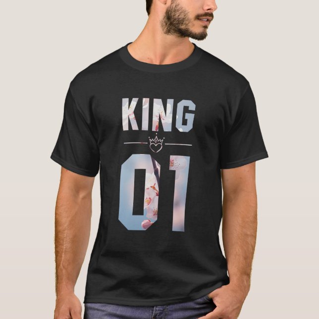 Camiseta Flor King e Rainha 01 (Frente)