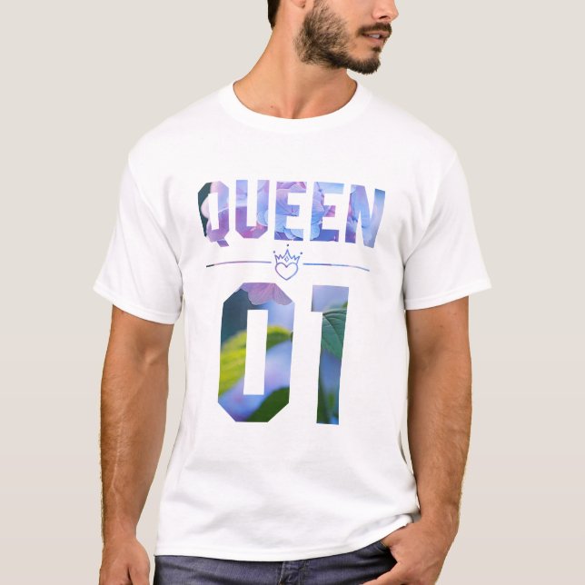 Camiseta Flor King e Rainha 01 (Frente)